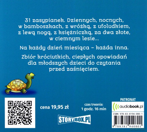 Zasypianki na każdy dzień miesiąca - Anna Onichimowska [AUDIOBOOK]