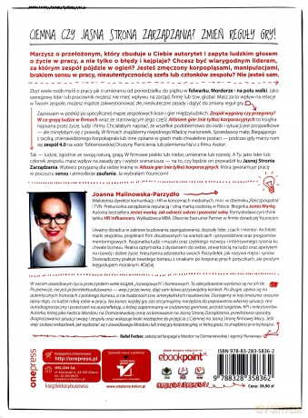 Zespół wygrany czy przegrany. W co grają ludzie w firmach - Joanna Malinowska-Parzydło [KSIĄŻKA]