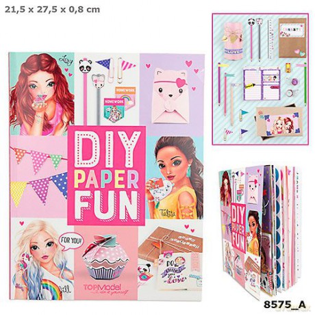 Zestaw kreatywny paper fun top model