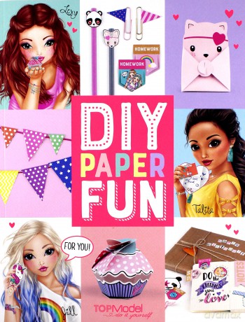Zestaw kreatywny paper fun top model