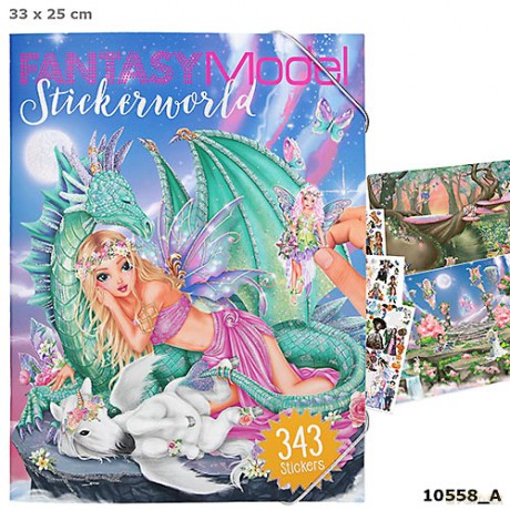Zestaw z naklejkami fantasy model