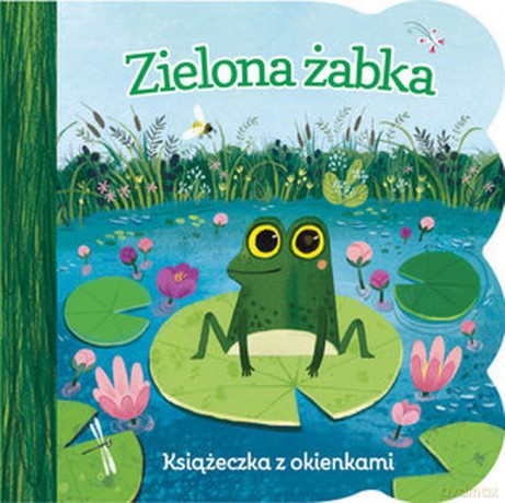 Zielona żabka. Książeczka z okienkami - Swift Ginger [KSIĄŻKA]