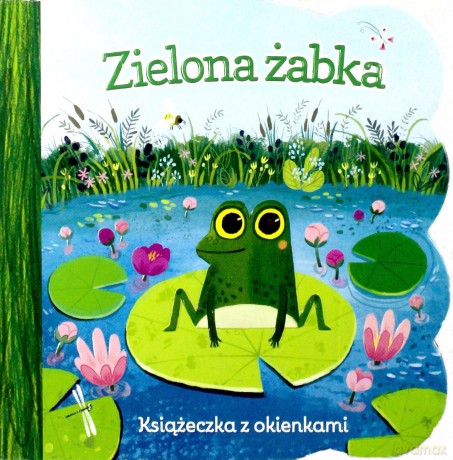 Zielona żabka. Książeczka z okienkami - Swift Ginger [KSIĄŻKA]