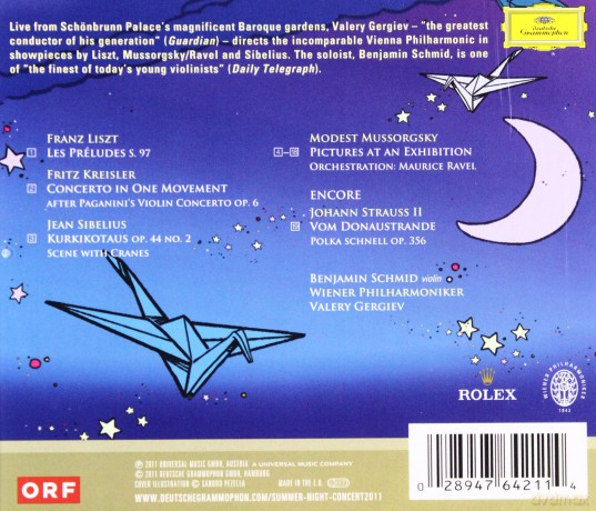Wiener Philharmoniker: Sommernachtskonzert Schonbrunn 2011 [CD]