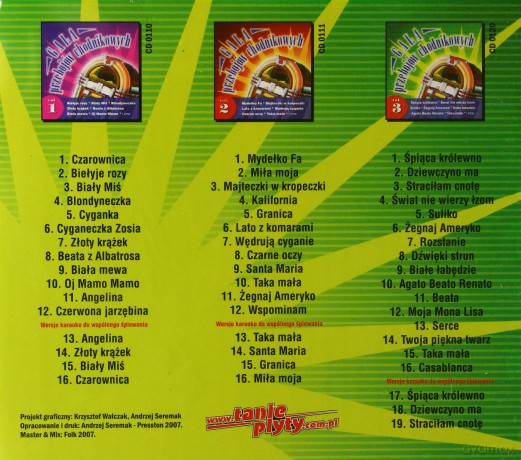 Gala przebojów chodnikowych [BOX] [3CD]