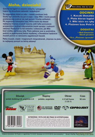 Klub przyjaciół Myszki Miki: Impreza na plaży (Disney) [DVD]