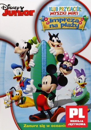 Klub przyjaciół Myszki Miki: Impreza na plaży (Disney) [DVD]