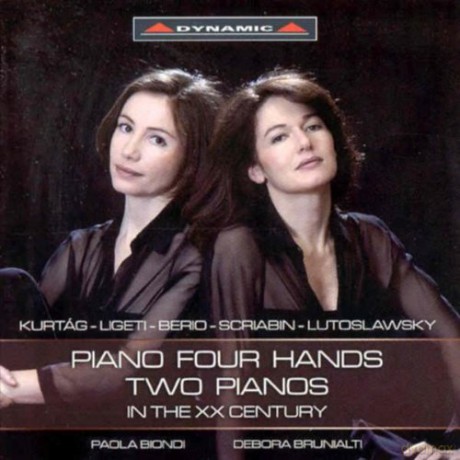 G. Kurtag: 20th Century Piano Music for Four Hands [CD]