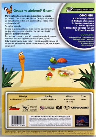 Maniek Złota rączka: Zielona drużyna (Disney Junior) [DVD]