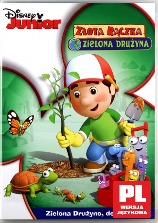 Maniek Złota rączka: Zielona drużyna (Disney Junior) [DVD]