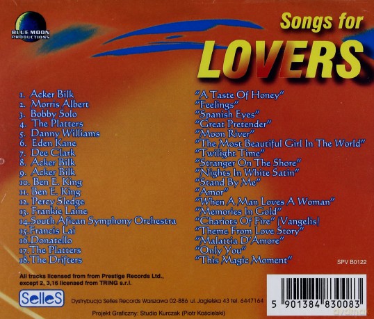 Songs For Lovers [CD]
