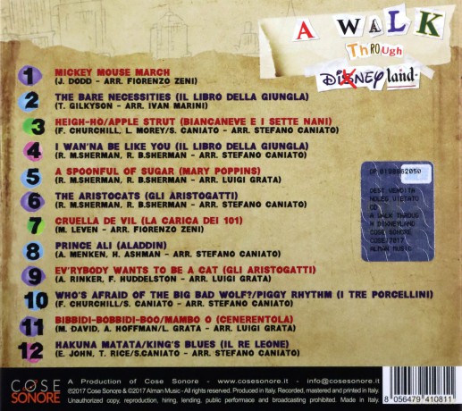 Tiger Dixie Band: A Walk Through Dixneyland [CD]