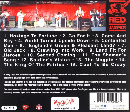 Red Jasper: Action Replay [CD]