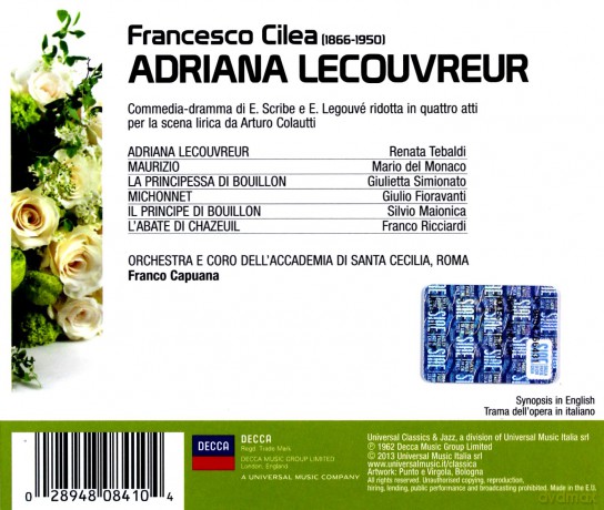 Capuana: Adriana Lecouvreur [2CD]