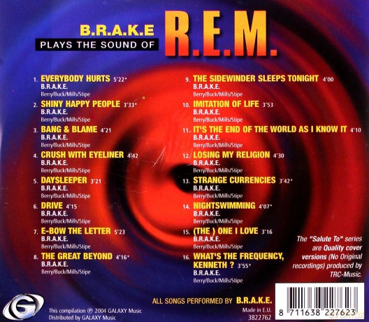 B.R.A.K.E: Plays the sounds of R.E.M. [CD]
