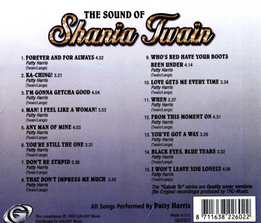 Shania Twain Cover [CD]