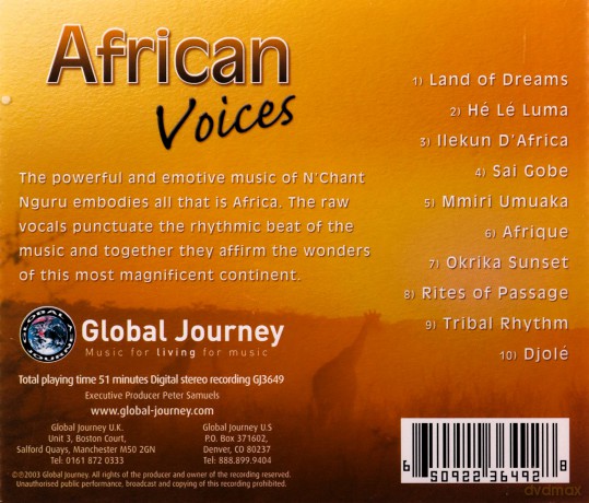 Steve Millington: African Voices N Chant Nguru [CD]
