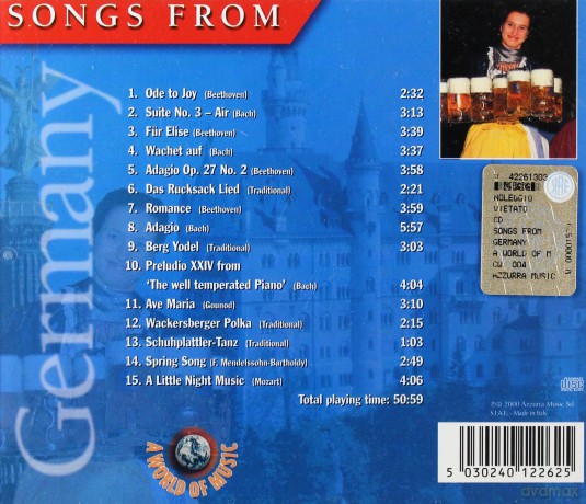 Songs From Germany [CD]