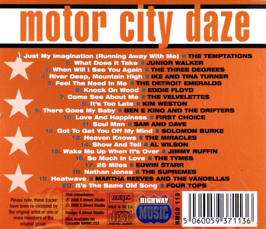 Motor City Daze [CD]