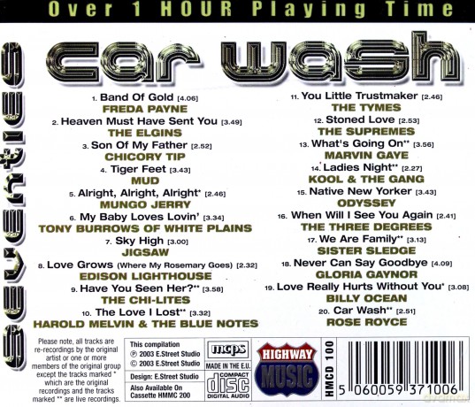Seventies Car Wash [CD]
