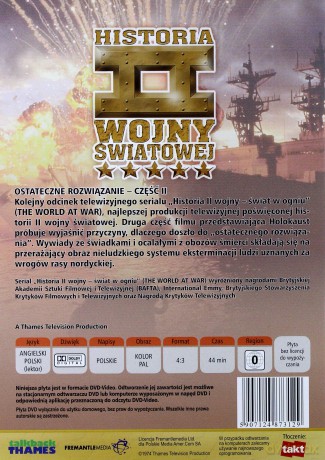 Historia II Wojny Światowej 35: Ostateczne rozwiązanie cz. 2 [DVD]