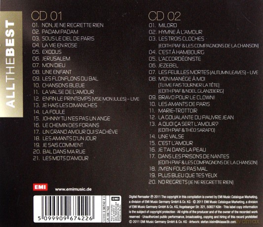 Edith Piaf: All the Best [2CD]