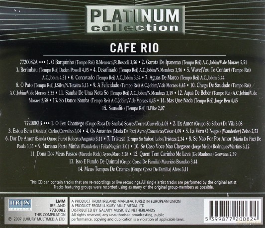 Cafe Rio (Platinum Collection) [2CD]