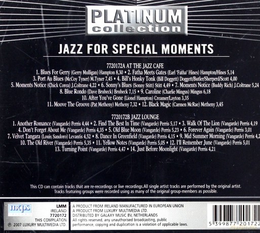 Jazz For Special Moments (Platinum) [2CD]