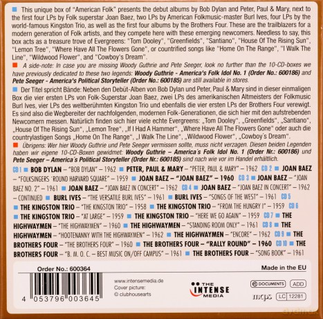 American Folk-Milestones Of Legends [10CD]
