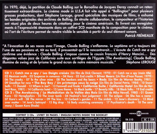 Claude Bolling: American Movies [2CD]