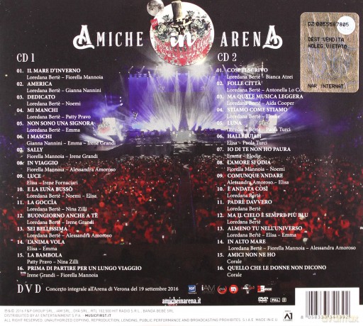 Amiche In Arena [2CD]+[DVD]