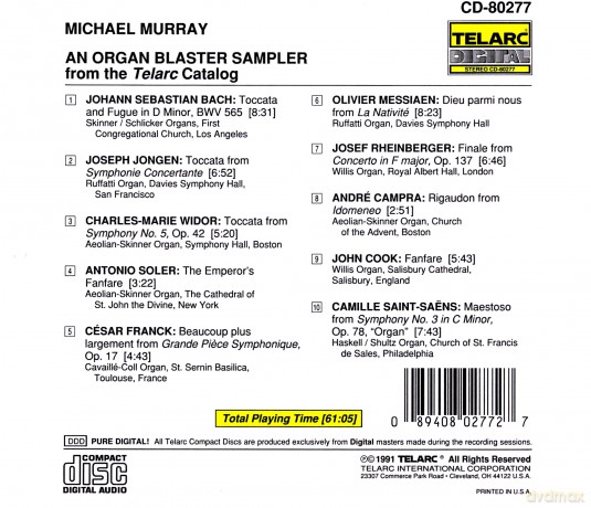 Michael Murray: An Organ Blaster [CD]