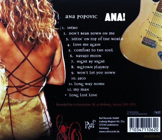 Ana Popovic: Ana! [CD]