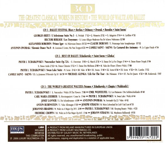 The World Of Waltz And Ballet Luxury [3CD]