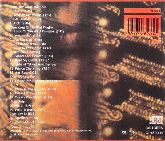 Adam Ant: Antics In The Forbidden Zon [CD]