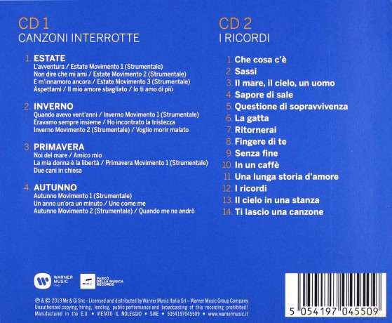 Gino Paoli: Appunti Di Un Lungo Viaggio [2CD]