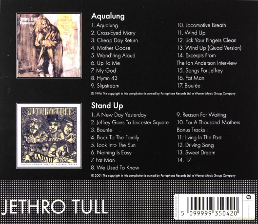 Jethro Tull: Aqualung + Stand Up [2CD]