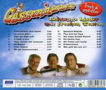 Gassenhauer Frech Und Gepfffert [CD]