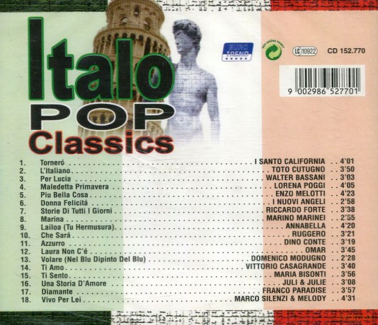 Italo Pop Classics [CD]