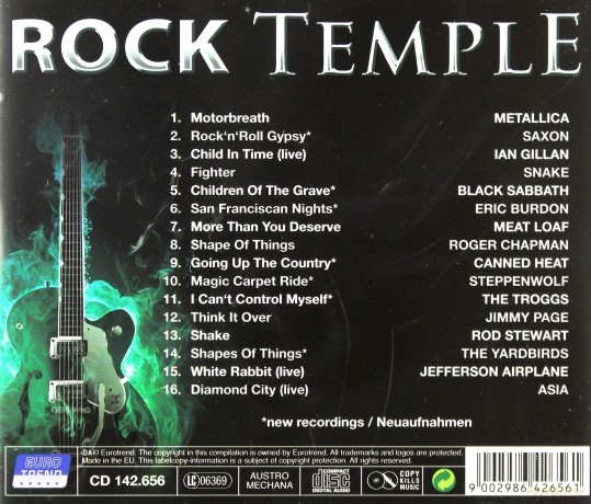 Rock Temple [CD]