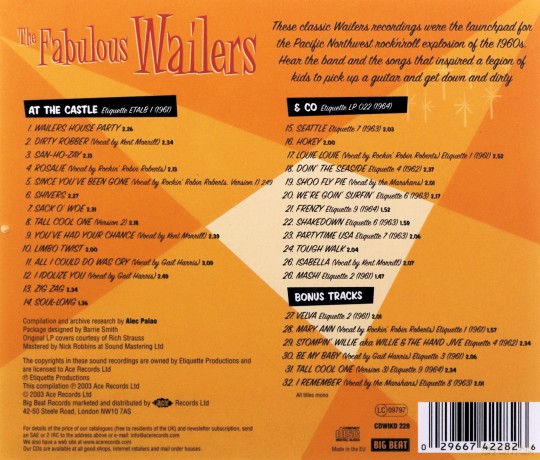 Wailers: At the Castle/and Company [CD]