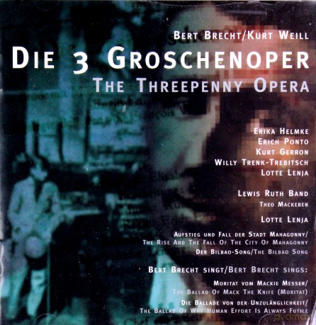 Weill Die 3 Groschenoper [CD]