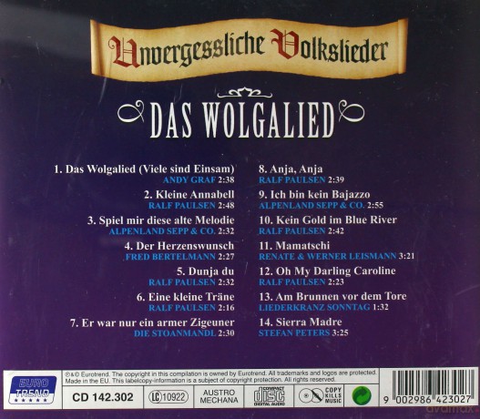 Das Wolgalied [CD]