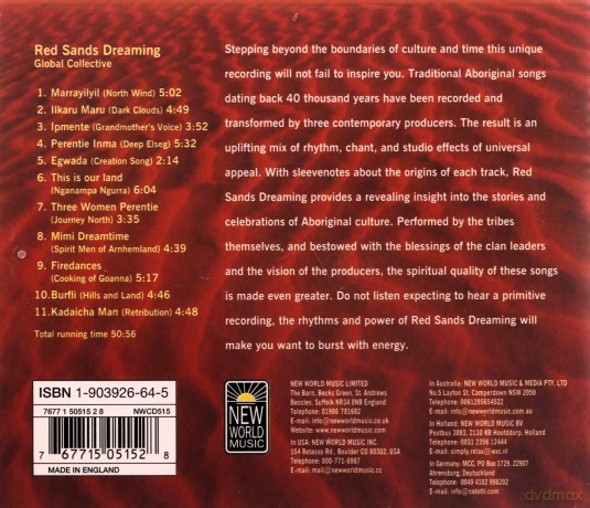 Global Collective: Australia - Red Sands Dreaming [CD]