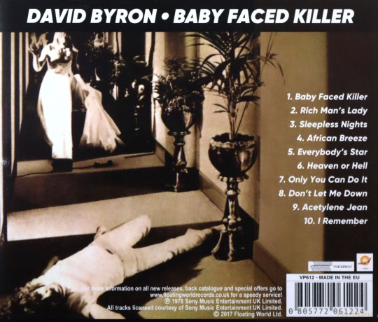 David Byron: Baby Faced Killer [CD]
