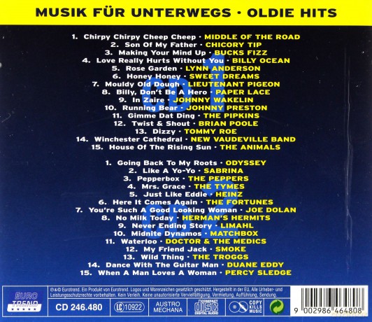 Musik Fur Unterwegs Oldie Hits [2CD]
