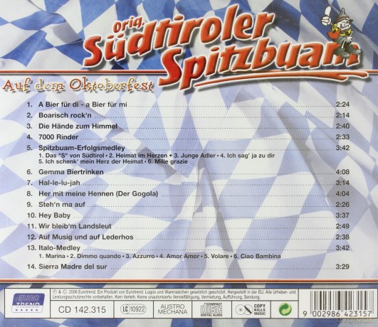 Orig. Sudtiroler Spitzbuam [CD]