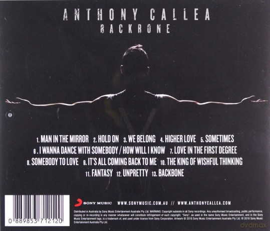 Anthony Callea: Backbone [CD]