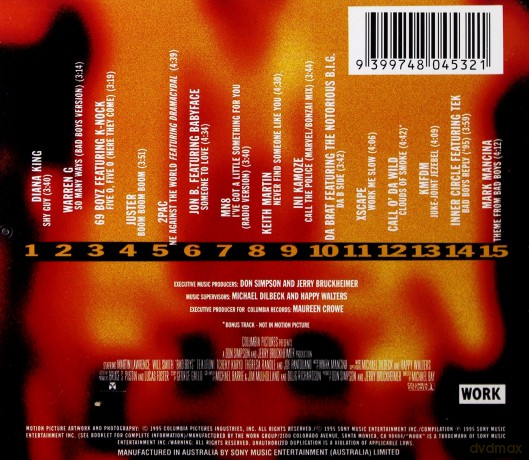 Bad Boys soundtrack (Mark Mancina) [CD]