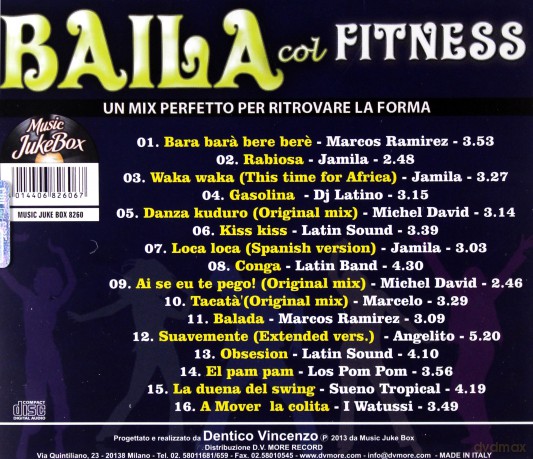 aa.vv-Buonmore Latino-Mega Festa: Baila Col Fitness [CD]